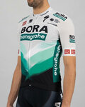 SPORTFUL Koszulka kolarska z krótkim rękawem - BORA HANSGROHE 2021 - szary/zielony