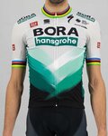 SPORTFUL Koszulka kolarska z krótkim rękawem - BORA HANSGROHE 2021 - szary/zielony