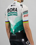 SPORTFUL Koszulka kolarska z krótkim rękawem - BORA HANSGROHE 2021 - szary/zielony