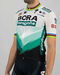 SPORTFUL Koszulka kolarska z krótkim rękawem - BORA HANSGROHE 2021 - szary/zielony