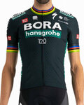 SPORTFUL Koszulka kolarska z krótkim rękawem - BORA HANSGROHE 2021  - szary/zielony