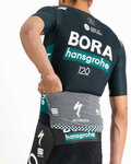 SPORTFUL Koszulka kolarska z krótkim rękawem - BORA HANSGROHE 2021 - zielony/czarny