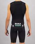 SPORTFUL Krótkie spodnie kolarskie z szelkami - BORA HANSGROHE 2021 - czarny