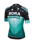 SPORTFUL Koszulka kolarska z krótkim rękawem - BORA HANSGROHE 2019 - czarny/zielony