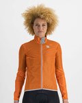 SPORTFUL Kolarska kurtka przeciwwiatrowa - HOT PACK EASYLIGHT W - pomarańczowy