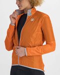 SPORTFUL Kolarska kurtka przeciwwiatrowa - HOT PACK EASYLIGHT W - pomarańczowy