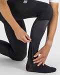 SPORTFUL Długie spodnie kolarskie z szelkami - BODYFIT PRO - czarny