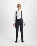 SPORTFUL Długie spodnie kolarskie z szelkami - BODYFIT CLASSIC W - czarny