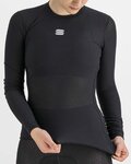 SPORTFUL Kolarska koszulka z długim rękawem - BODYFIT PRO WOMAN - czarny