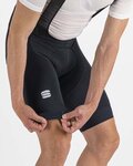 SPORTFUL Krótkie spodnie kolarskie z szelkami - BODYFIT PRO LTD - czarny