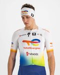 SPORTFUL Opaska kolarska - TOTAL ENERGIES 2022 - biały/niebieski/żółty/pomarańczowy
