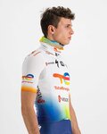 SPORTFUL Komin kolarski - TOTAL ENERGIES 2022 - pomarańczowy/biały/niebieski/żółty