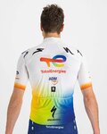 SPORTFUL Kamizelka kolarska - TOTAL ENERGIES 2022 - pomarańczowy/niebieski/żółty/biały