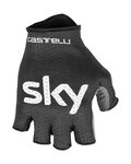 CASTELLI Kolarskie rękawiczki z krótkimi palcami - TEAM SKY 2019 - niebieski/czarny
