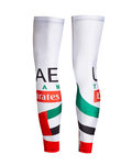 Kolarskie ochraniacze na całą długość nogi - UAE 2019  - czerwony/biały/zielony/czarny