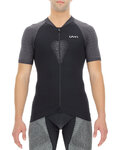 UYN Koszulka kolarska z krótkim rękawem - BIKING GRANFONDO - szary/czarny