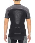 UYN Koszulka kolarska z krótkim rękawem - BIKING GRANFONDO - szary/czarny