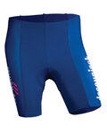Krótkie spodnie kolarskie bez szelek - QUICKSTEP 2020 - niebieski