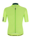 SANTINI Koszulka kolarska z krótkim rękawem - COLORE PURO - jasnozielony