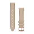 GARMIN pasek - QUICK RELEASE 20 MM18K ROSE GOLD PVD - beżowy