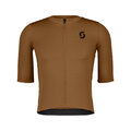 SCOTT Koszulka kolarska z krótkim rękawem - ULTD. TRAINING - brązowy