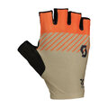 SCOTT Kolarskie rękawiczki z krótkimi palcami - RC TEAM SF - czerwony/beżowy/czarny