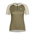 SCOTT Koszulka kolarska z krótkim rękawem - ENDURANCE 20 W - zielony/biały