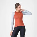 CASTELLI Letnia koszulka kolarska z długim rękawem - CORRETTO W LONG - niebieski/czerwony