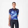 CASTELLI Koszulka kolarska z krótkim rękawem - COSMIC VORTEX - niebieski