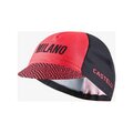 CASTELLI Czapka kolarska - GIRO109 TAPPA - czarny/czerwony