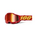 100% SPEEDLAB Okulary kolarskie - ACCURI 2 - czerwony/żółty