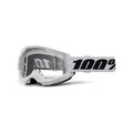 100% SPEEDLAB Okulary kolarskie - STRATA 2 - biały/czarny