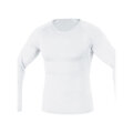 GORE Kolarska koszulka z długim rękawem - BASE LAYER - biały