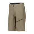 SCOTT Krótkie spodnie kolarskie bez szelek - ENDURANCE - beżowy