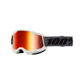 100% SPEEDLAB Okulary kolarskie - STRATA 2 - szary/biały