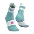 COMPRESSPORT Kolarskie klasyczne skarpetki - PRO RACING SOCKS V4.0 RUN - turkusowy
