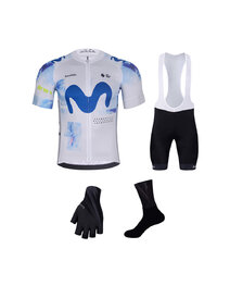 BONAVELO Kolarski mega zestaw - MOVISTAR 2026 - czarny/biały/niebieski