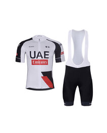 BONAVELO Krótka koszulka kolarska i spodenki - UAE 2026 - czarny/biały/czerwony