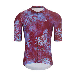 HOLOKOLO Krótka koszulka kolarska i spodenki - RUSTLE - brązowy/bordowy