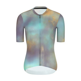 RIVANELLE Krótka koszulka kolarska i spodenki - COSMA - żółty/czarny/fioletowy/złoty