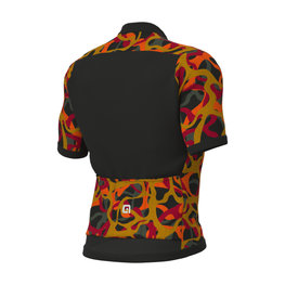 ALÉ Koszulka kolarska z krótkim rękawem - OFF ROAD - GRAVEL WOODLAND - czerwony