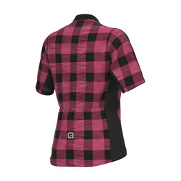 ALÉ Koszulka kolarska z krótkim rękawem - OFF ROAD - GRAVEL SCOTTISH LADY - różowy