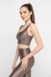 ATHLEEYA Biustonosz - ALLURE SHINE - beżowy