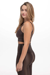 ATHLEEYA Biustonosz - ALLURE SHINE - brązowy