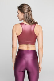 ATHLEEYA Biustonosz - BURN IT SHINE - fioletowy