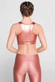 ATHLEEYA Biustonosz - BURN IT SHINE - brązowy