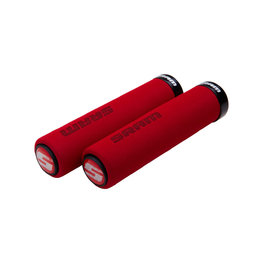 SRAM gripy - LOCKING GRIPS 129 mm - czerwony