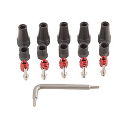 SRAM zestaw śrub - DISC BRAKE HOSE FITTING KIT - czarny