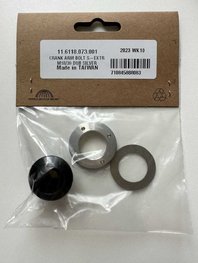 SRAM zestaw do naprawy - CRANK ARM BOLT KIT SELF-EXTRACTING M18/M30 DUB - czarny