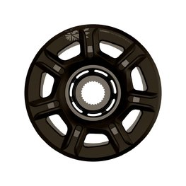 SRAM okładka - CRANK AEROGUARD 38z/36 - czarny